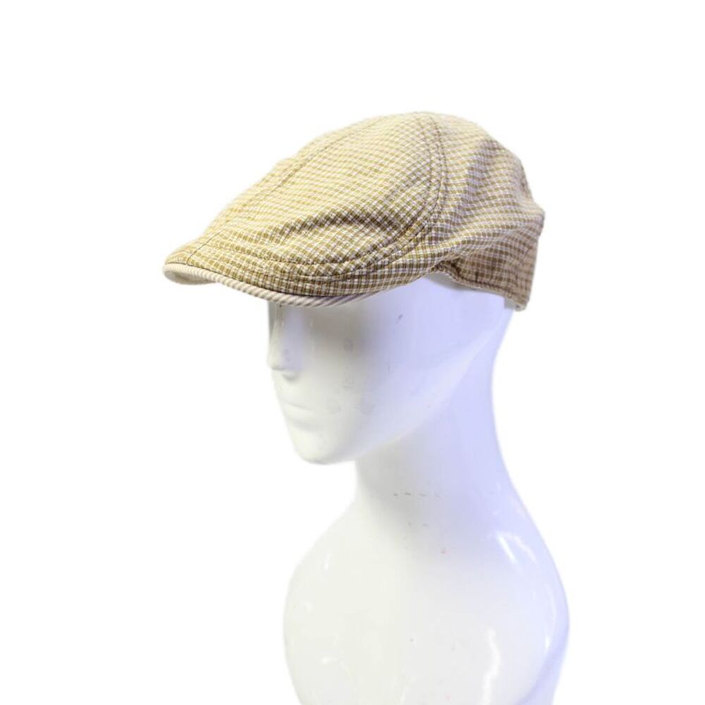 Goorin Brothers Unisex Adults Plaid Newsboy Hat Beige Size OS
